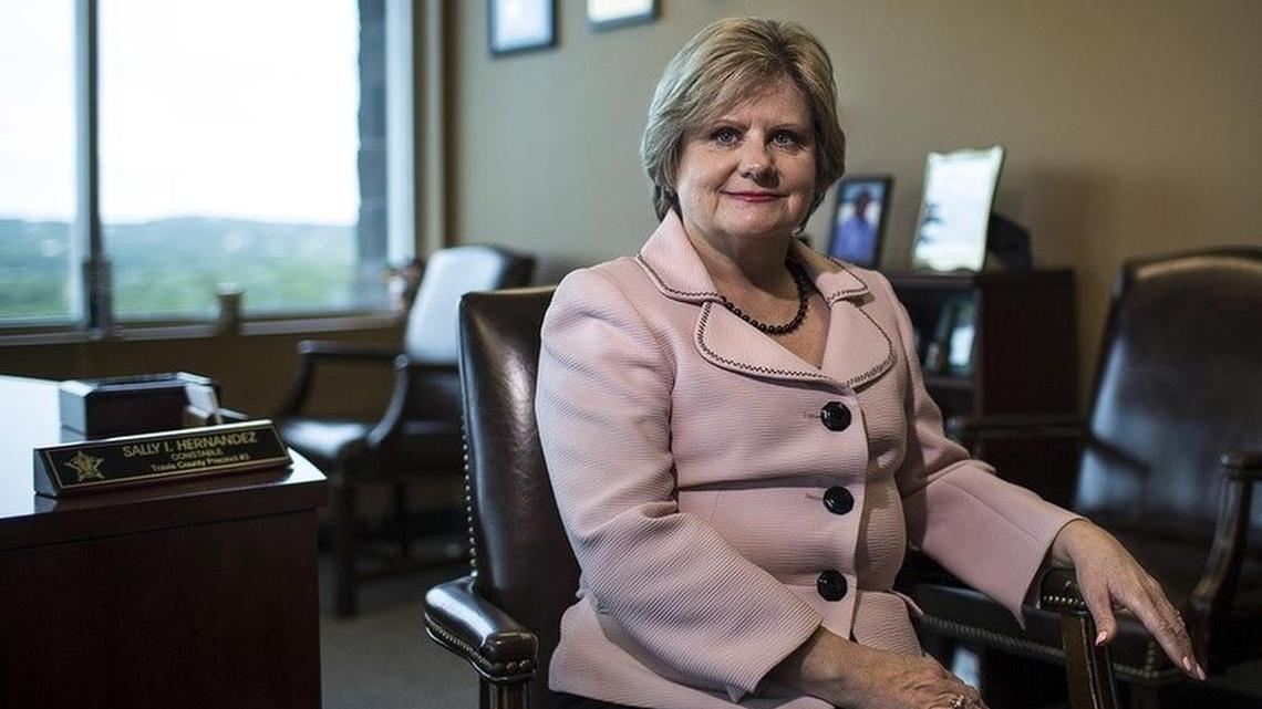 Travis County Constable Sally Hernandez is running for Travis County sheriff as a Democrat vowing to "get ICE out of Austin," meaning the local jail will no longer cooperate with U.S. Immigration and Customs Enforcement, making Austin the first true "sanctuary city" in the state.