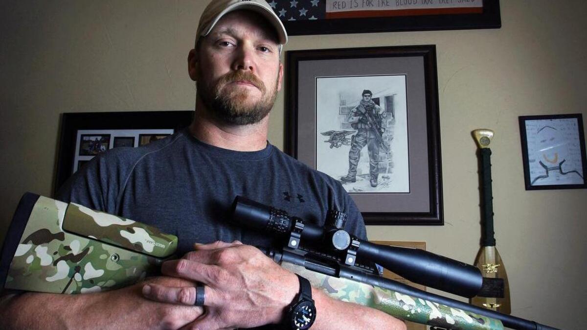 Chris Kyle, a former Navy SEAL and author of the book “American Sniper,” poses April 6, 2012, in Midlothian.