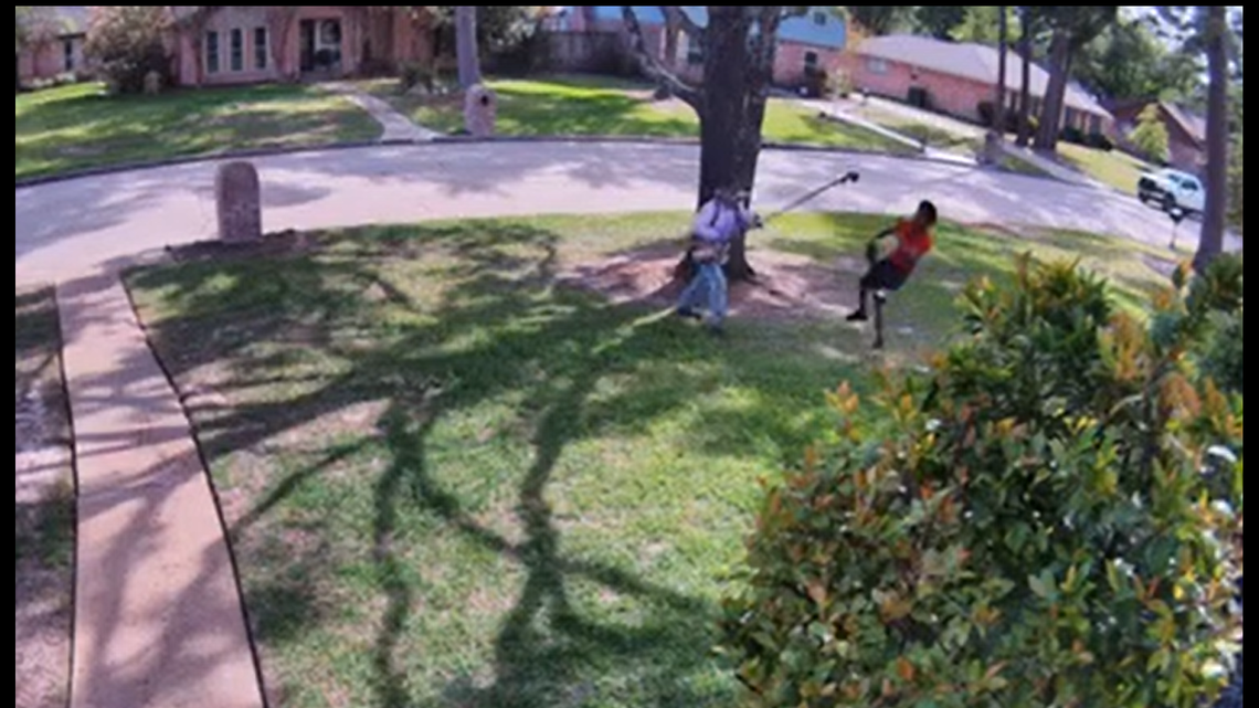 Houston police said they are still searching for four other suspects involved in the robbery.