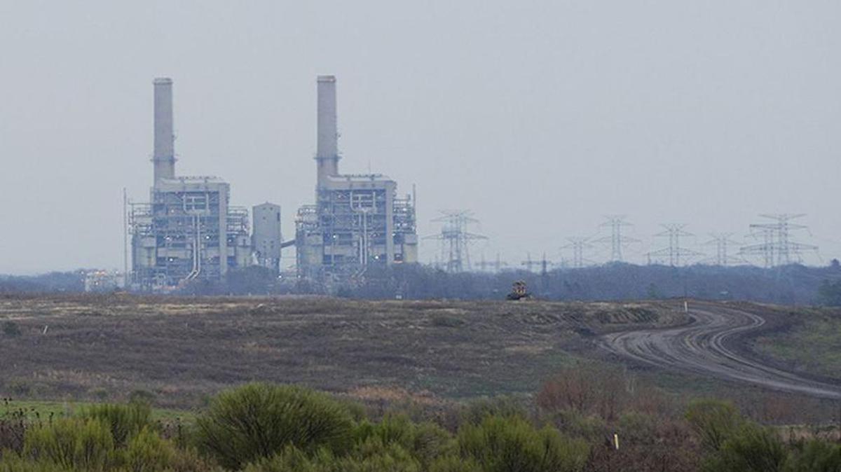 The Big Brown power plant in Fairfield.