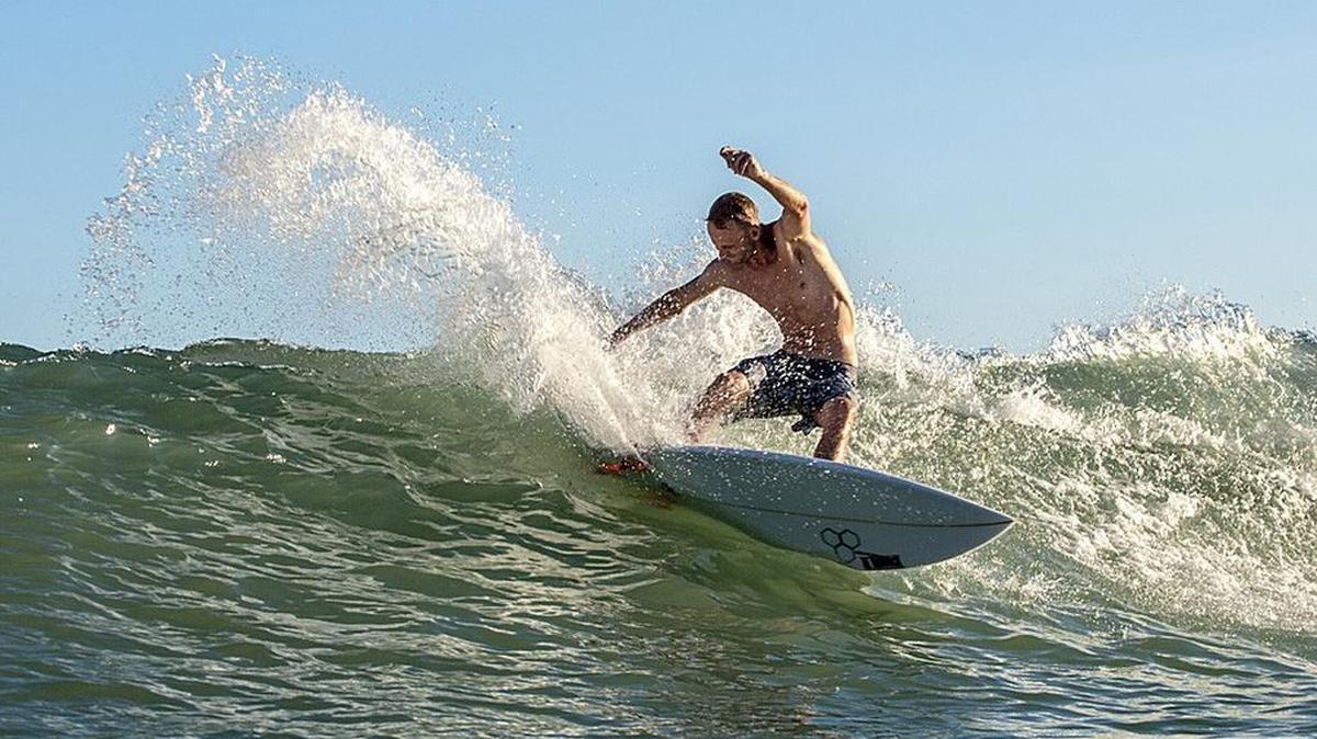Riding high.
