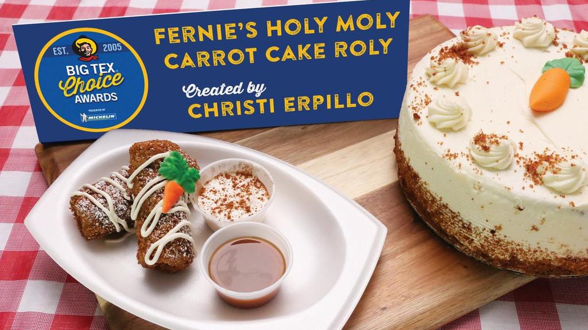 
Fernie’s Holy Moly Carrot Cake Roly created by Christi Erpillo is the “Best Taste” winner.
