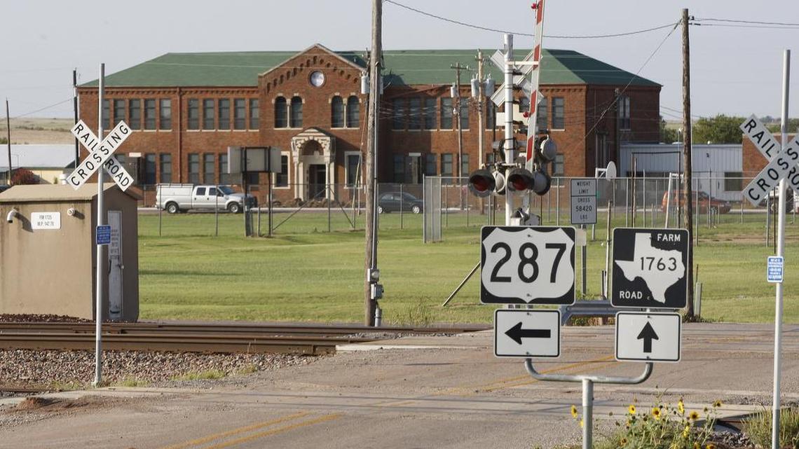 All students in the Harrold school district attend classes in this building that sits off U.S. 287 in the unincorporated town of Harrold.