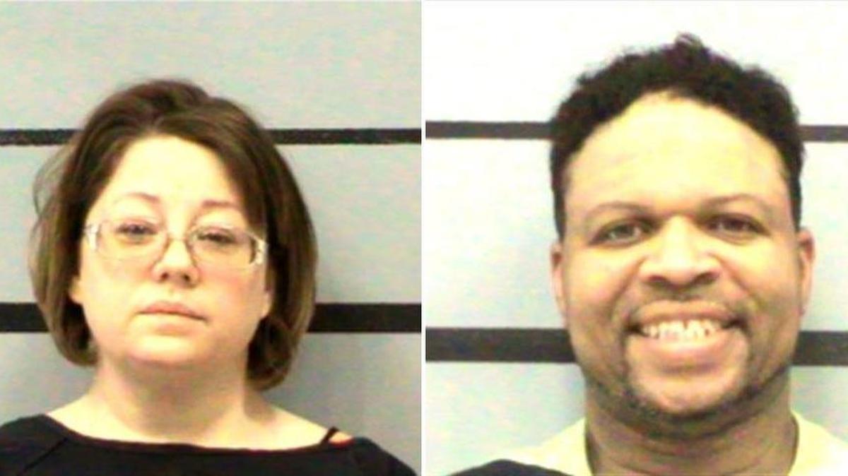 Shara Parhams, left, was sentenced to 10 years in prison for sexual assault of a child. Carl Parhams, right, her husband, is still waiting for trial in the case.
