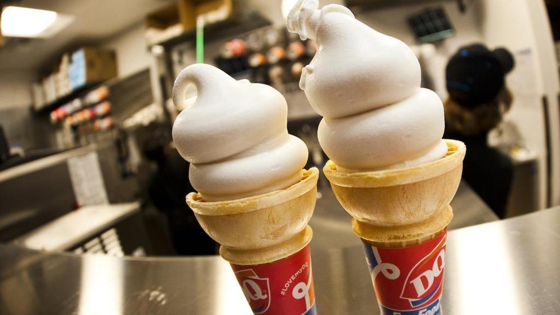 Ice cream at Dairy Queen