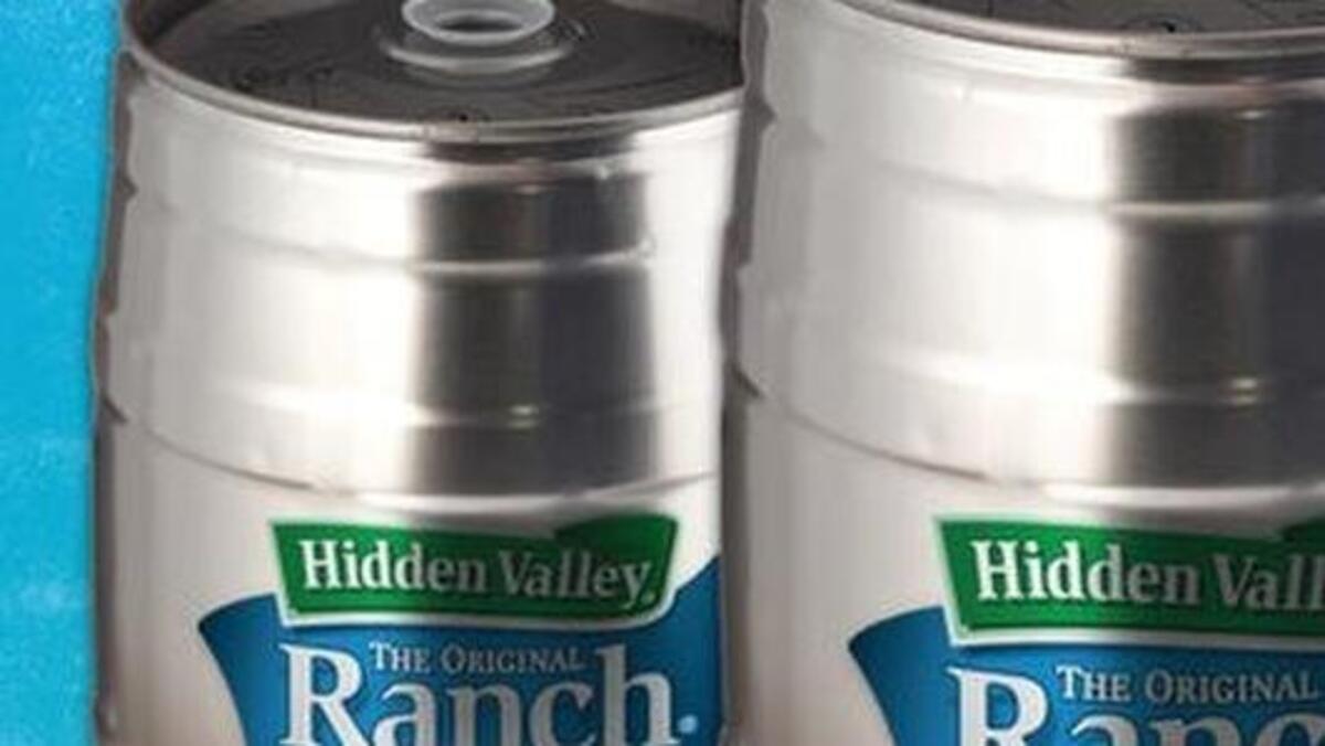 Ranch in a keg? Hidden Valley Ranch has one.