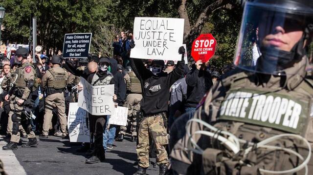 8 arrests as rival protesters clash near Texas Capitol | Fort Worth ...