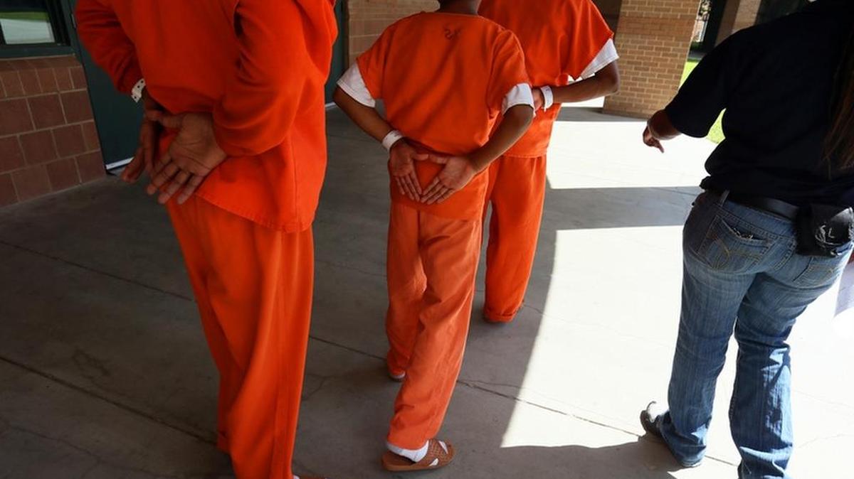 Detainees are moved from location to location within the Travis County Juvenile Detention Center June 24, 2013, in Austin.
