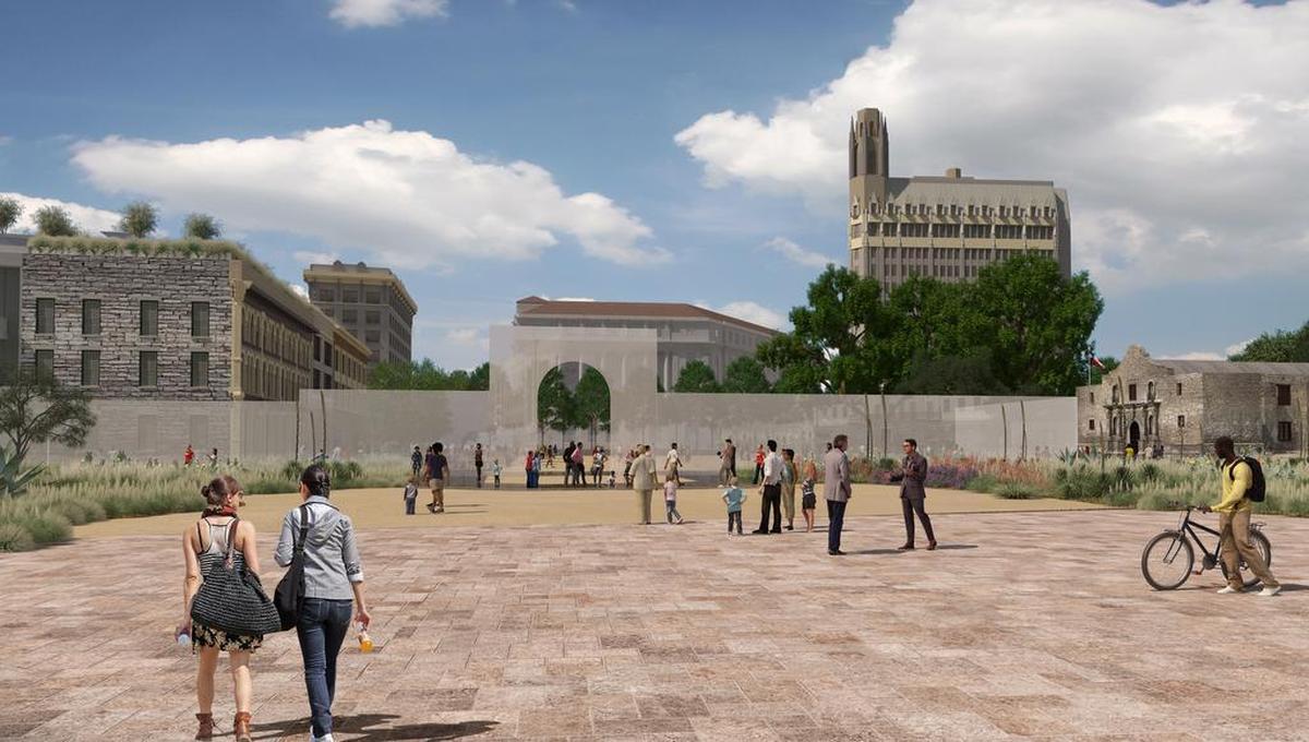 Visitors will enter the site through the historic South Gate.