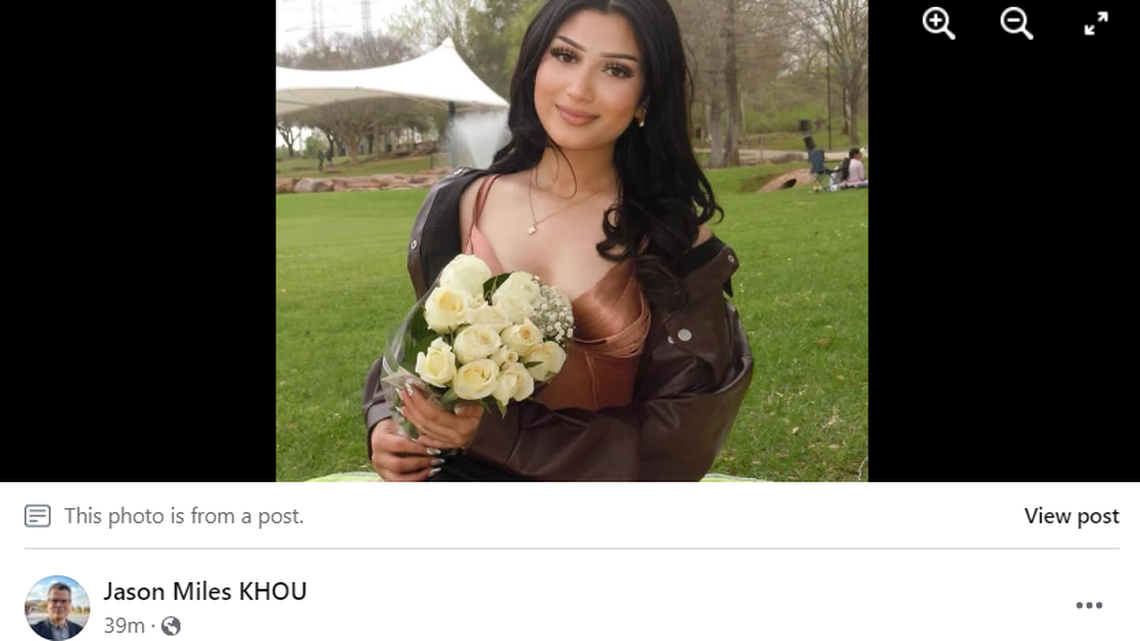 A Texas college student was found shot dead in her apartment, police said. One person has been arrested.