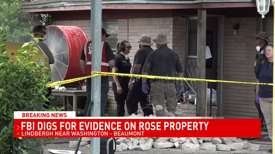 Officials in Texas are investigating after human remains were found buried inside a man’s home 25 years after his ex-girlfriend went missing.