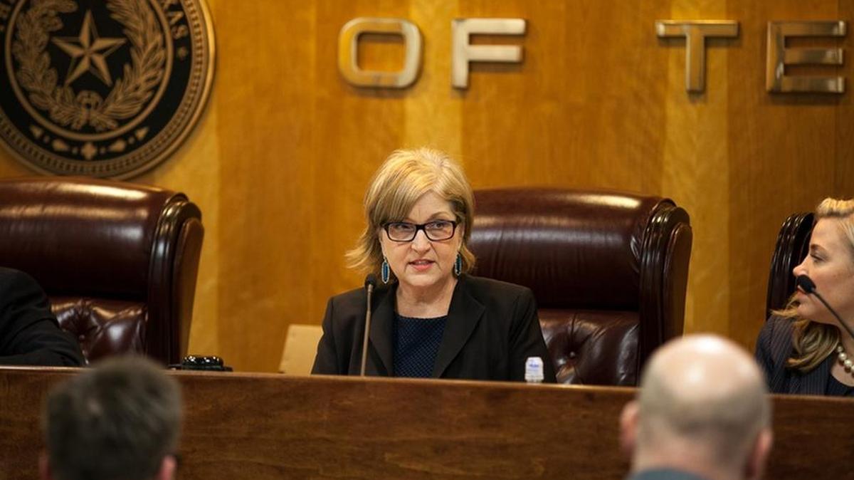Donna Nelson, chairman of Texas’ Public Utility Commission, during a hearing Jan. 11, 2016.