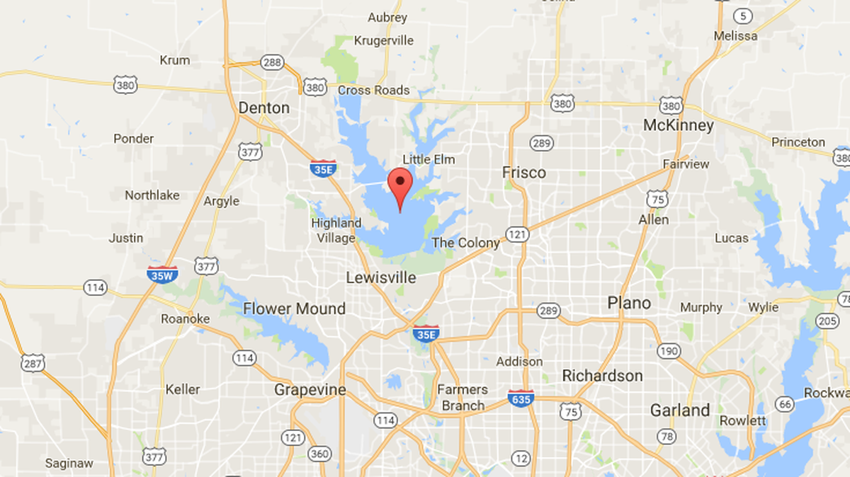 Rescue teams resumed the search at 8 a.m. for a man who jumped into Lake Lewisville without a life jacket Sunday night.