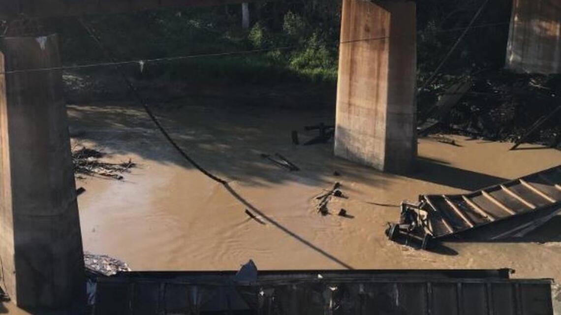 13 0f 26 train cars cleared after derailment in Roanoke, U.S. 377 to reopen at 8 p.m.