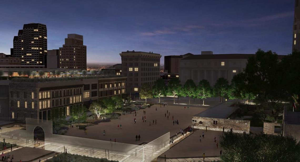 The Crockett Block set of buildings - the Crockett, the Palace and the Woolworth - would be repurposed to house a 135,000-square-foot museum.