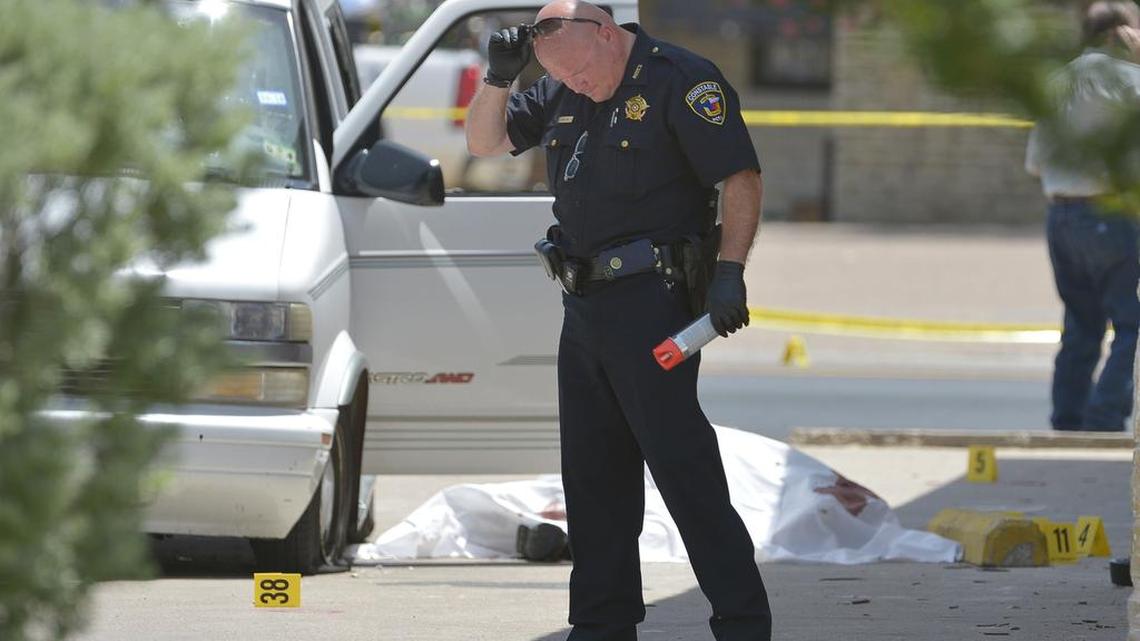 Ricky Don McCommas was shot and killed in downtown Granbury after he fatally wounded Hood County Sgt. Lance McLean on June 28, 2013. McCommas’ widow sued Johnson County Sheriff Bob Alford over items that were seized in connection to the shootout.