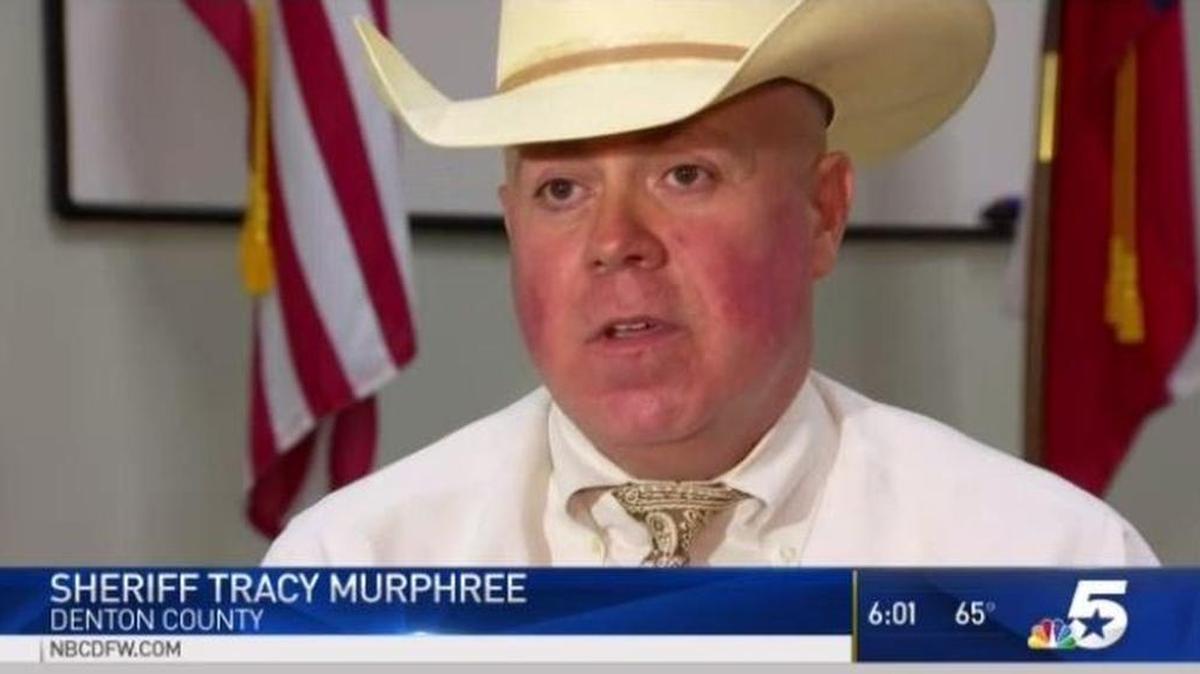 Denton County Sheriff Tracy Murphree in an interview with NBC 5 on Tuesday.