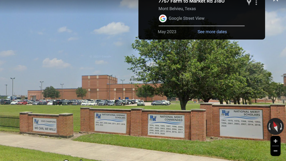 Barbers Hill High School student suspended for dreadlocks, his mom told news outlets.