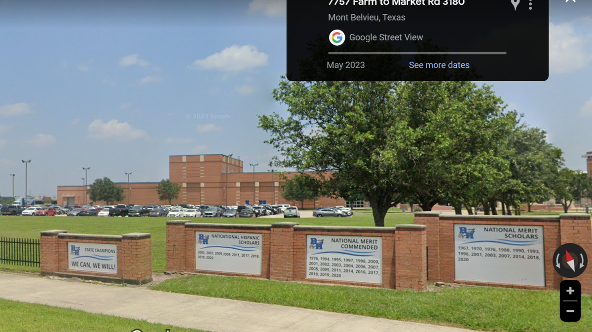 Barbers Hill High School student suspended for dreadlocks, his mom told news outlets.