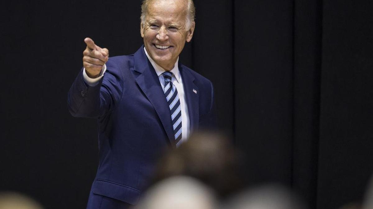 Vice President Joe Biden arrives to Tudor Fieldhouse before his speech Friday about the White House Cancer Moonshot, an initiative Biden leads, on the campus of Rice University in Houston.