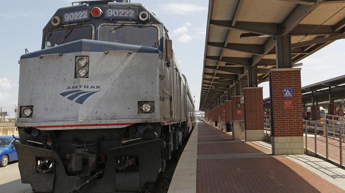 The Heartland Flyer sits on the track until departure time at the Amtrak Station in Fort Worth in 2015. It currently runs from Texas to Oklahoma City.