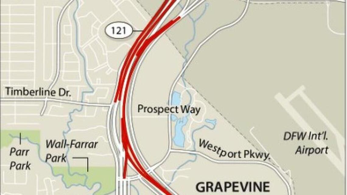 More road work on the way in Grapevine