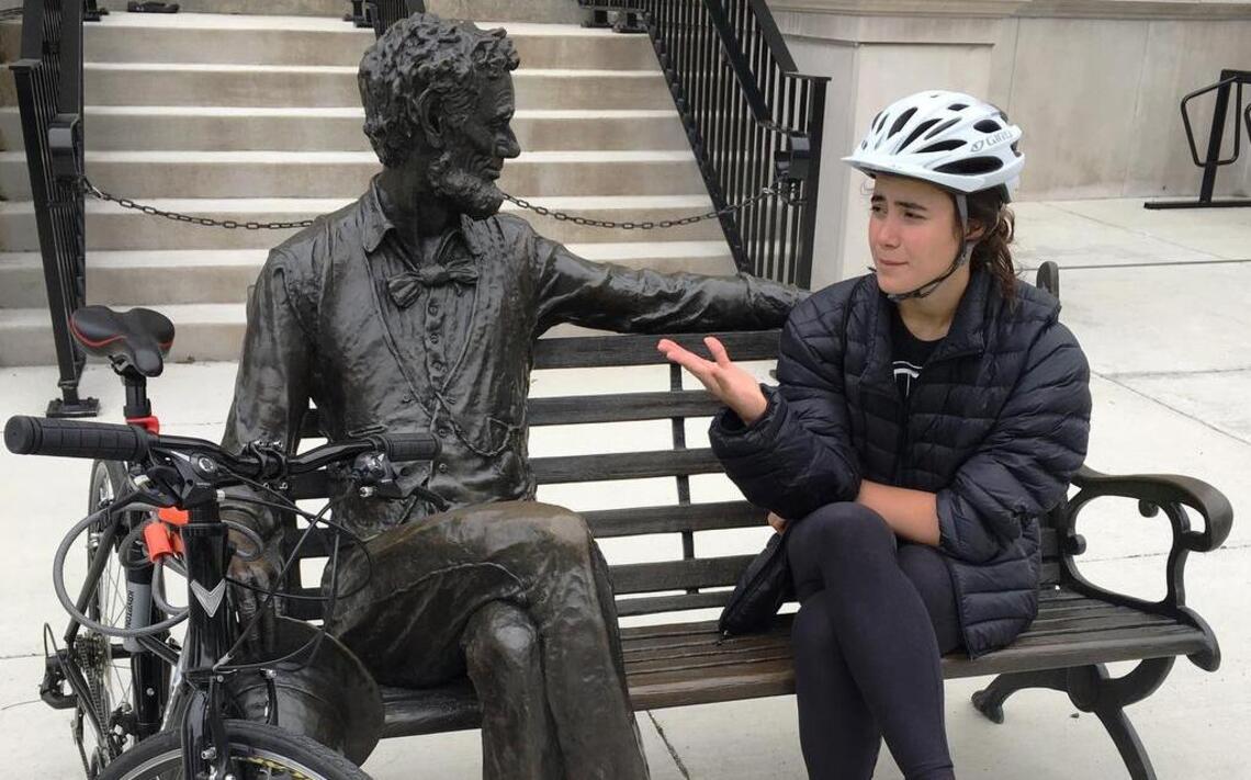 Intern riding trains and bike across U.S. to learn about transit