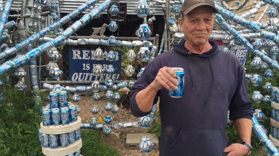 Fort Worth beer can house leveled for new development