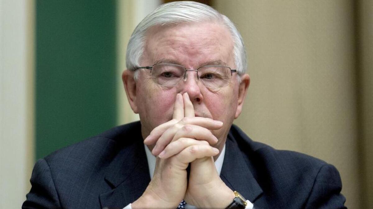 Rep. Joe Barton, R-Texas, during a House Energy and Commerce Subcommittee hearing in Washington, in January.