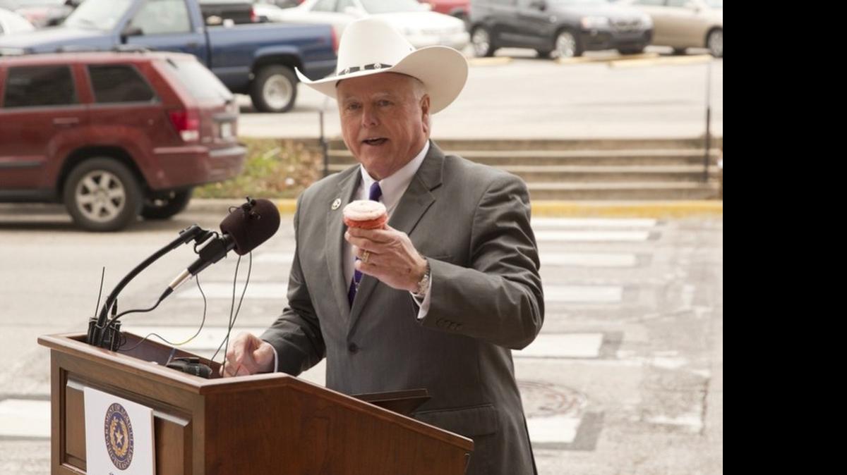 
Agriculture Commissioner Sid Miller held a press conference in January to declare “cupcake amnesty.”
