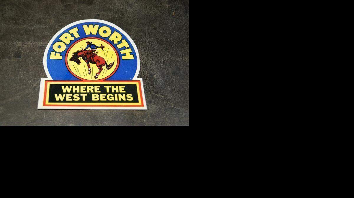 An oft-copied early Fort Worth decal remains popular today.