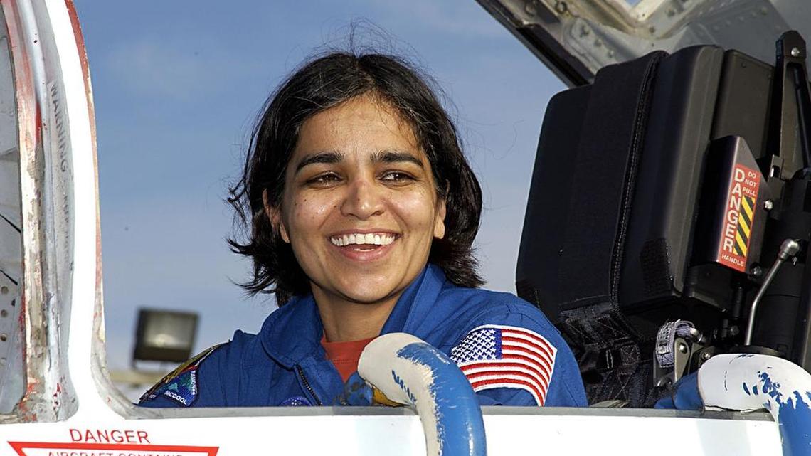 Mission specialist Kalpana Chawla is shown during a training session at the Kennedy Space Center in Cape Canaveral, Fla. in this Dec. 17, 2002 file photo. Chawla is one of the seven astronauts killed when the space shuttle Columbia broke apart in flames 200,000 feet over Texas on Saturday just minutes before they were to land in Florida.