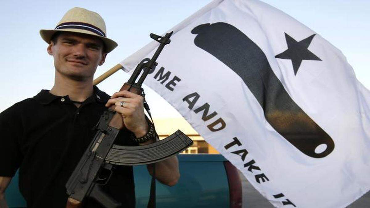 
Open Carry Tarrant County leader Kory Watkins of Mansfield was not eligible for a Texas handgun permit.
