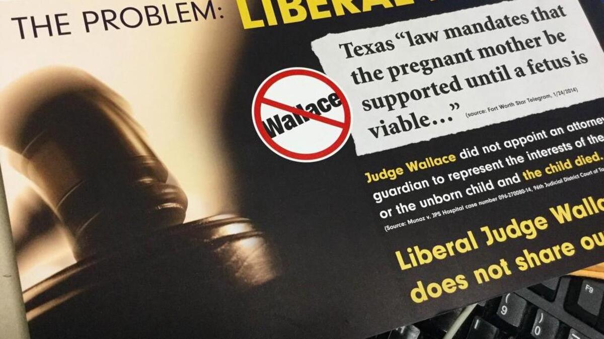 Campaign mailer for Republican Traci Hutton