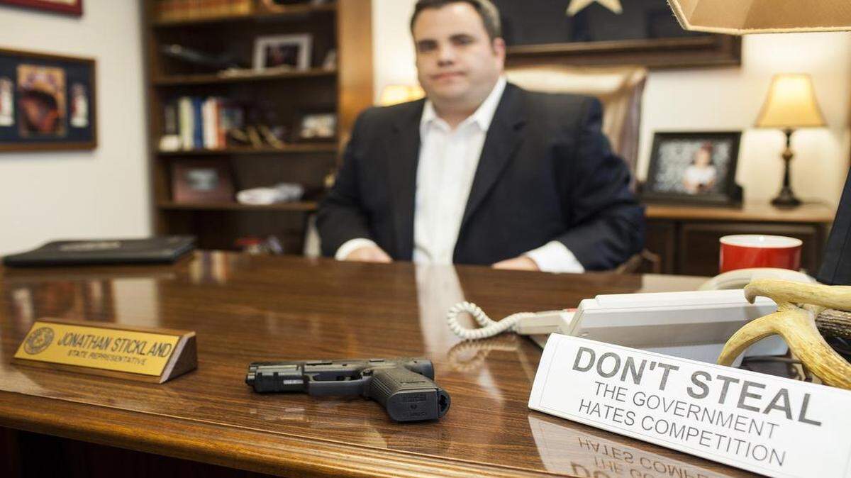 State Rep. Jonathan Stickland in 2011