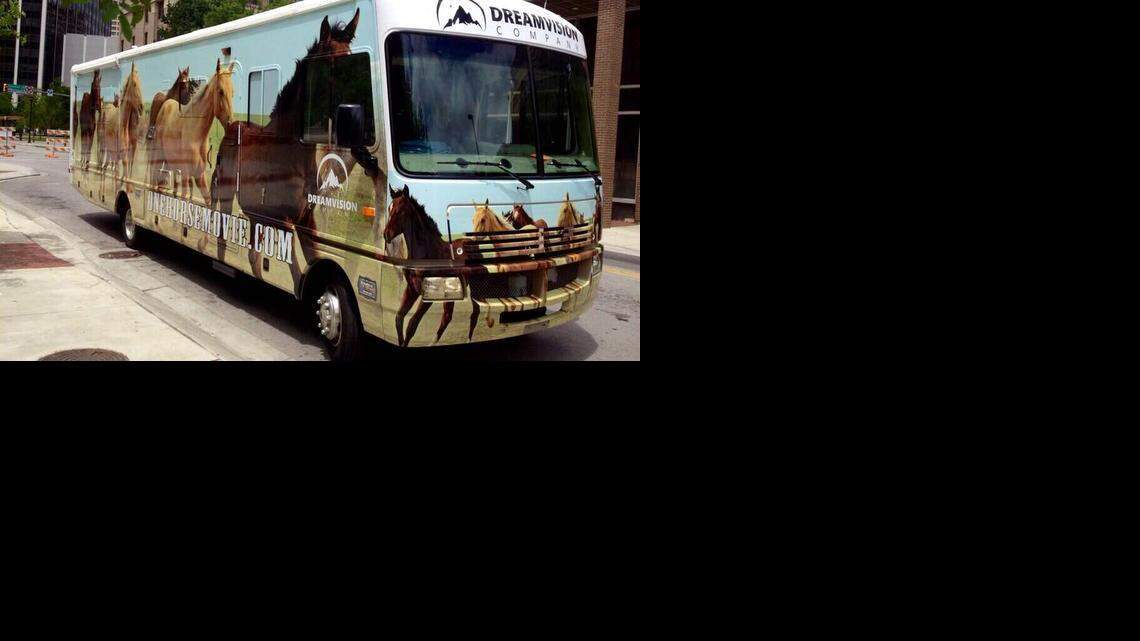 
The DreamVision RV at the company’s 2013 fireworks show in downtown Fort Worth.
