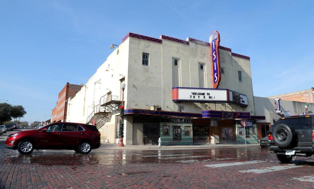 The New Isis Theater is a fixture on North Main Street but has been closed for decades. The building as it was in 2019.