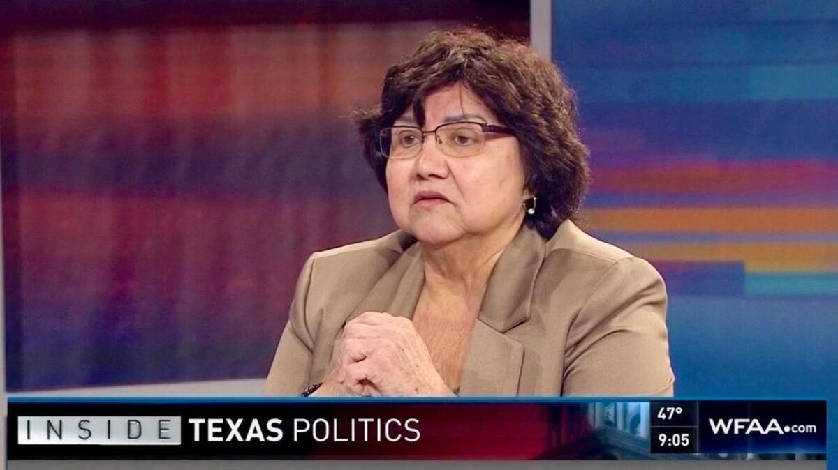 Dallas County Sheriff Lupe Valdez on WFAA’s “Inside Texas Politics.”