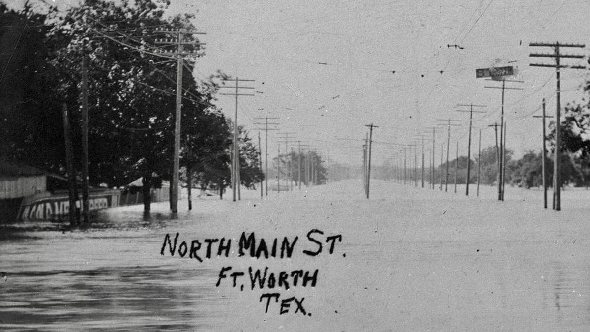 A 1922 flood was considered Fort Worth’s “worst” because it took 13 lives, although there was more damage in 1949.