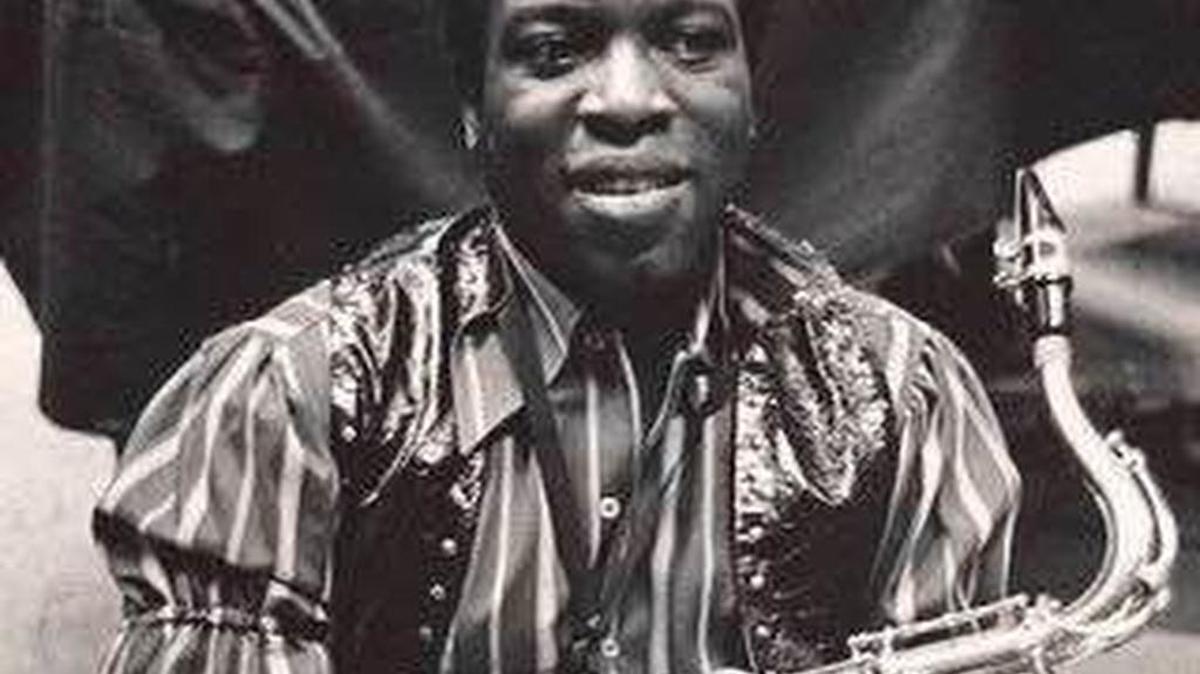 Wall of Fame portrait of I.M. Terrell alumnus “King Curtis” Ousley