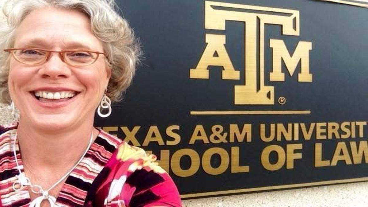 
Professor Meg Penrose of the Texas A&M University School of Law had the idea of getting staff and faculty together for the music video.