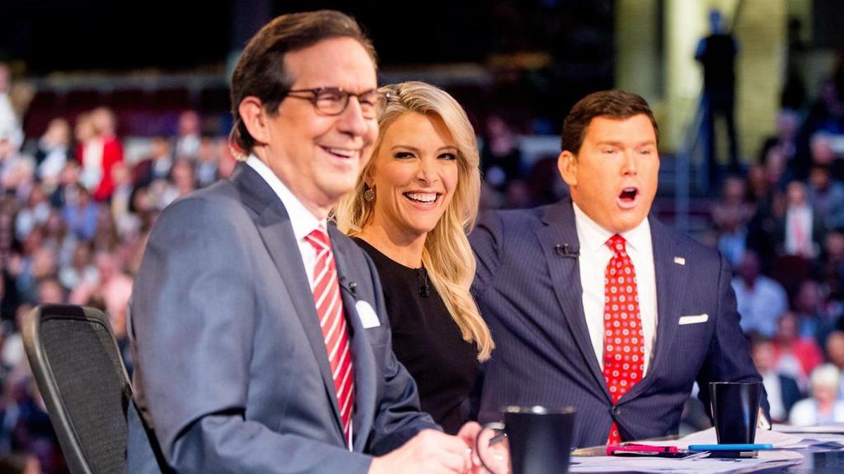 Fox News personalities Chris Wallace, Megyn Kelly and Bret Baier, here at an Aug. 6 debate in Cleveland, will return on a March 3 panel.