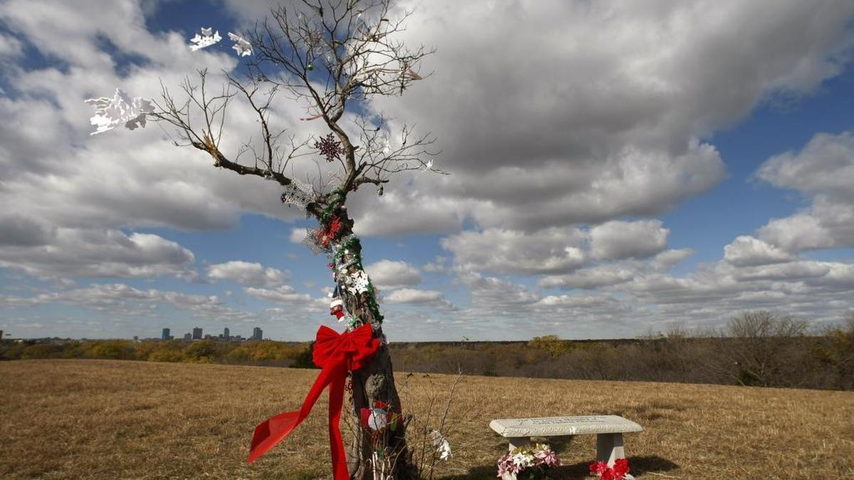A 2008 view of the “Homeless Christmas Tree.”