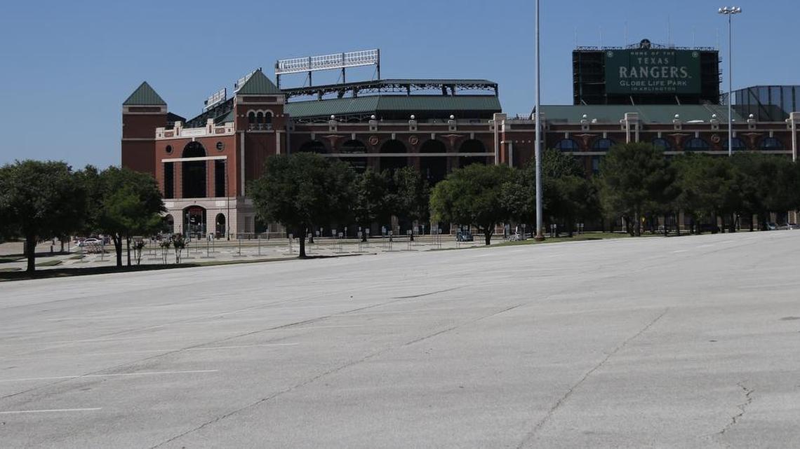 If this parking lot isn’t the site of the Texas Rangers’ new domed stadium, Frisco or Dallas might be.