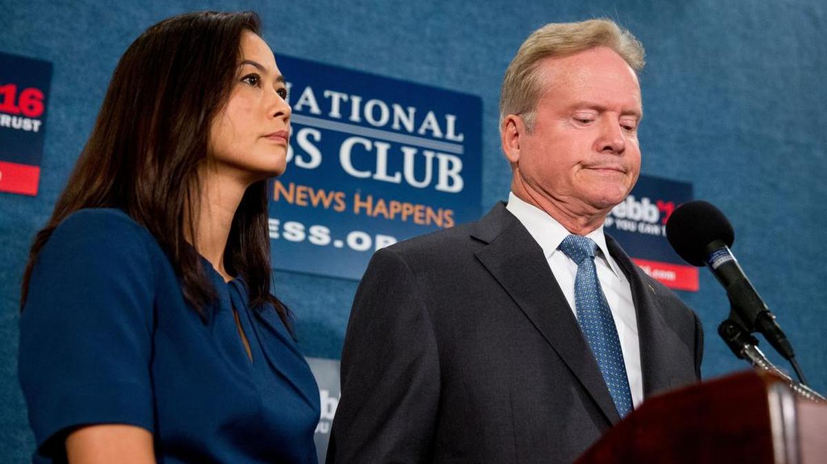 Former Virginia Sen. Jim Webb announces he will drop out of the Democratic race for president.