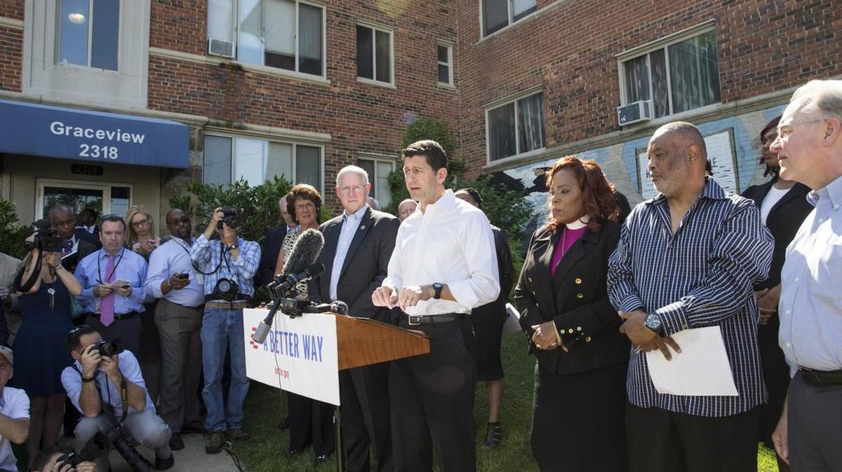 Paul Ryan proposes an overhaul of the nation's poverty programs at a June 7 event in Anacostia, Washington, D.C.