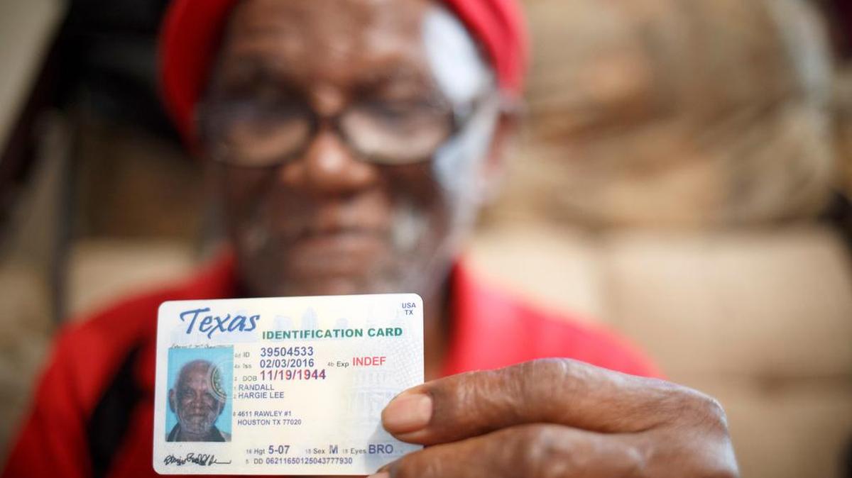 Hargie Randall had to get help from an attorney to straighten out a clerical error and get his state ID so he could vote.