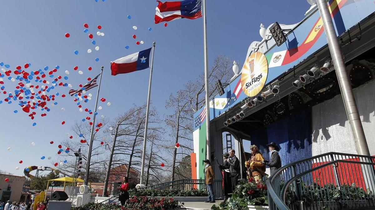 Six Flags opens for its 2013 season.