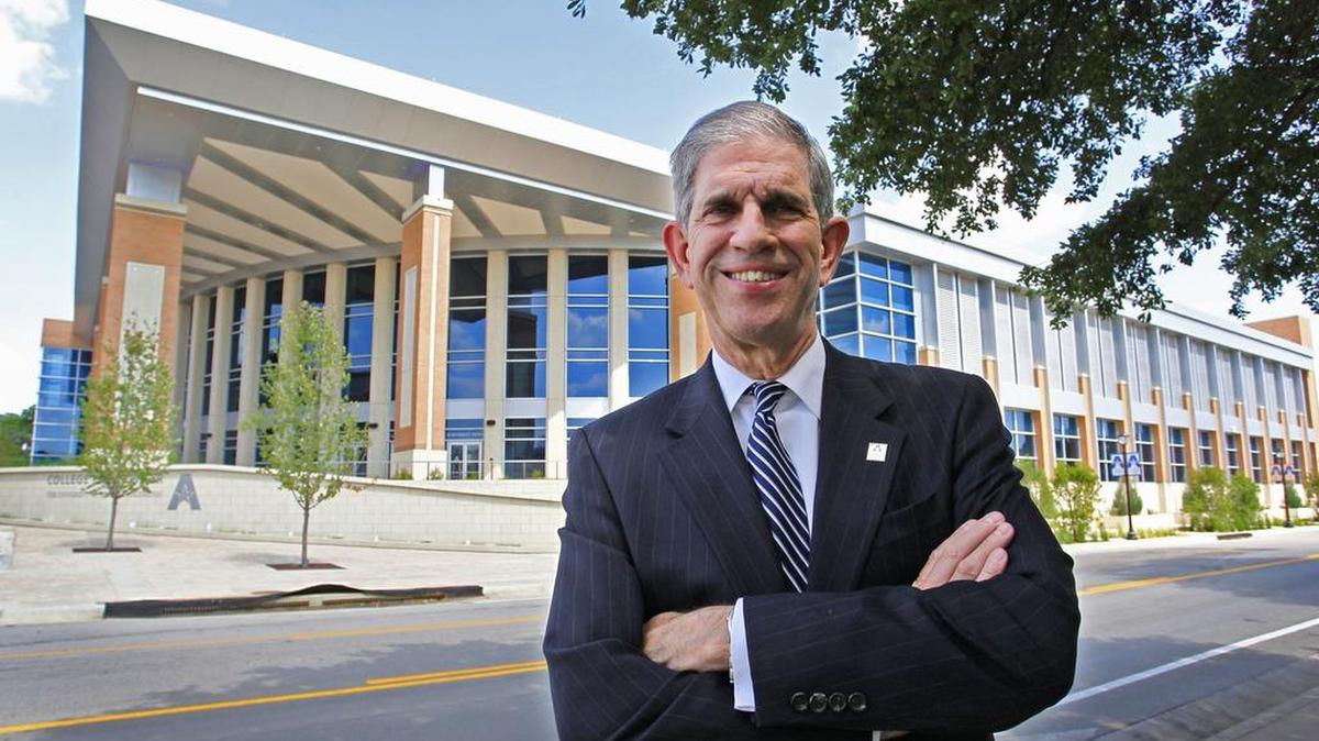 James Spaniolo, photographed in 2012 at the new College Park Center arena on the UT Arlington campus.