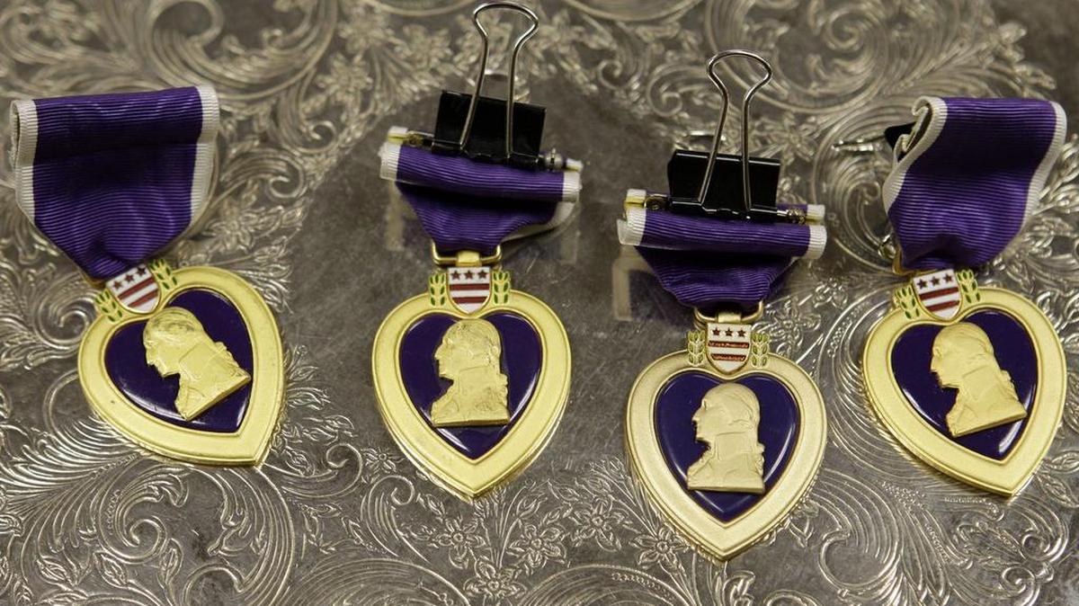 Purple Heart medals